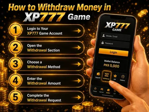 How to withdraw Money from XP777 Game