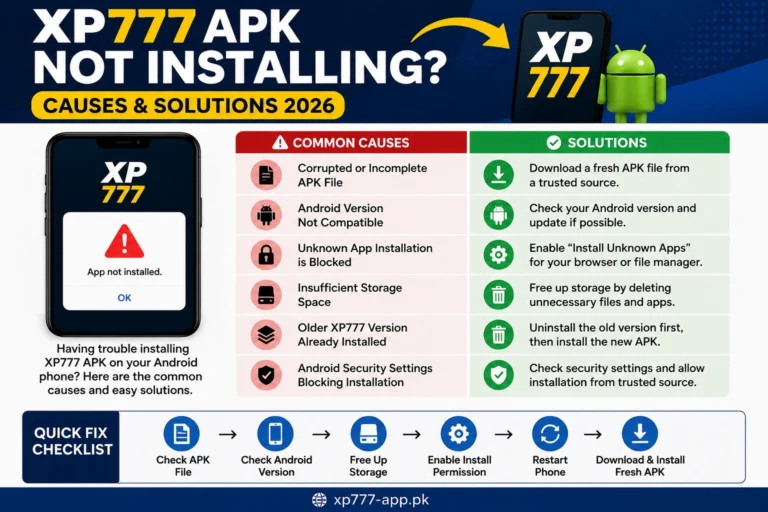 XP777 APK Not Installing
